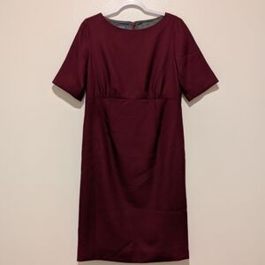 Pendleton Vintage 100% Virgin Wool Burgundy Dress